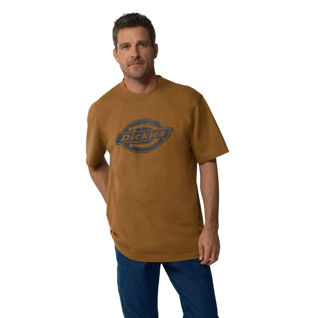 Dickies T-shirt à manches courtes avec logo épais WS22C - Bronze - Image 3