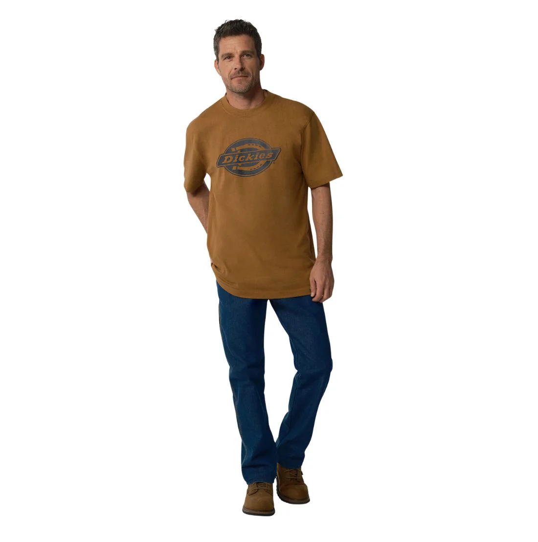 Dickies T-shirt à manches courtes avec logo épais WS22C - Bronze - Image 4