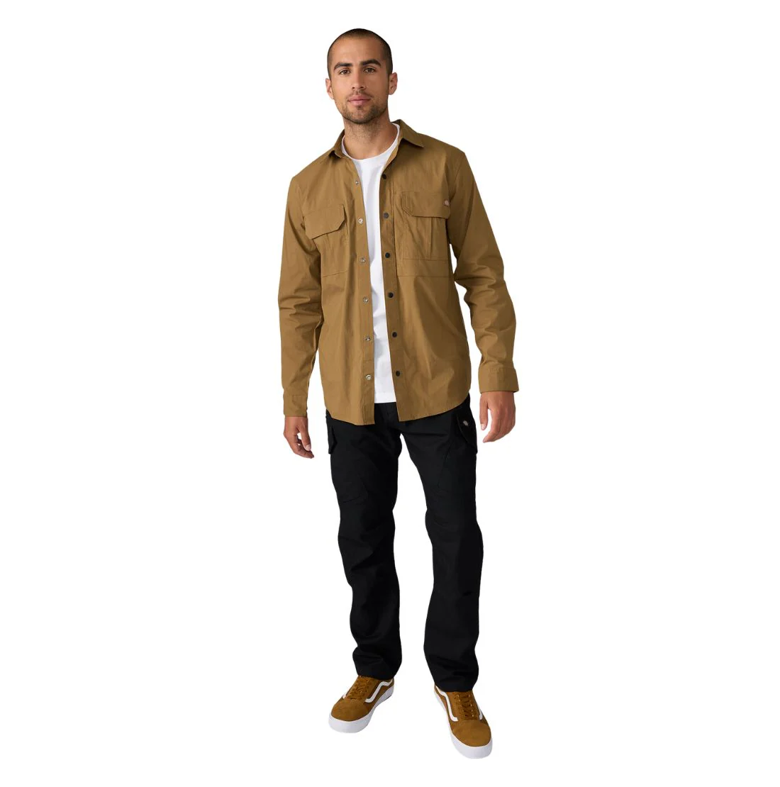 Chemise de travail utilitaire à manches longues Dickies Tradebuilt pour homme A879P - Brun - Image 6