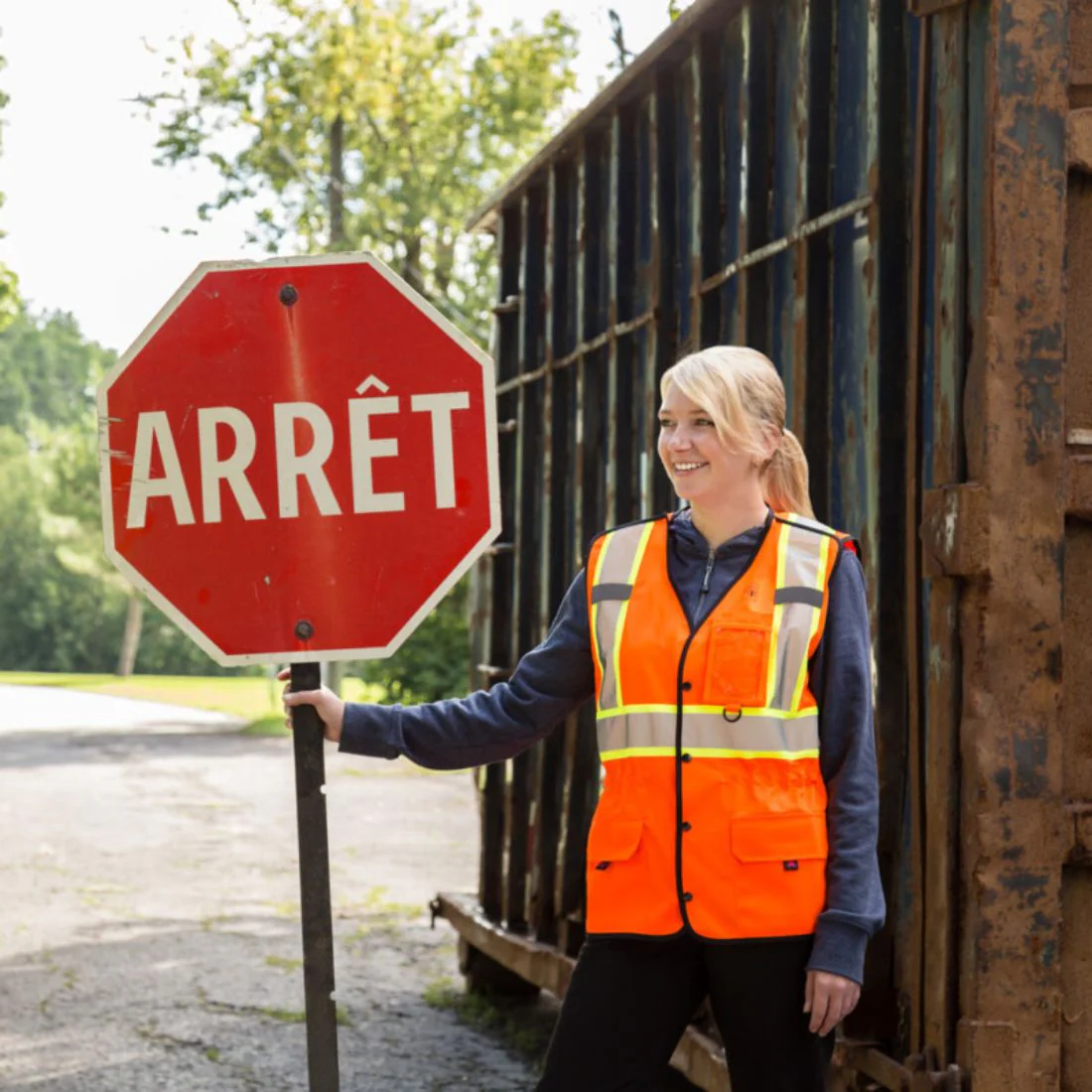 Gilet de sécurité haute visibilité P&F pour femme PF760 - Image 3