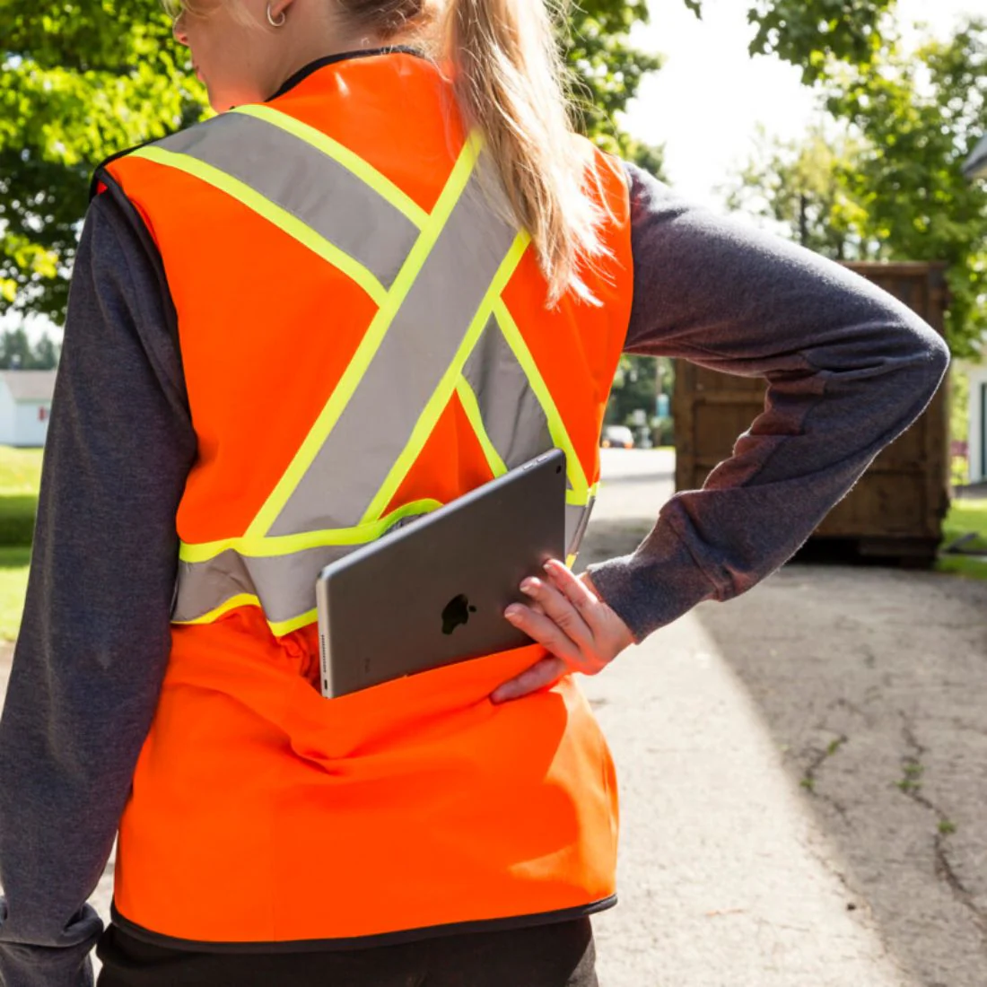 Gilet de sécurité haute visibilité P&F pour femme PF760 - Image 4