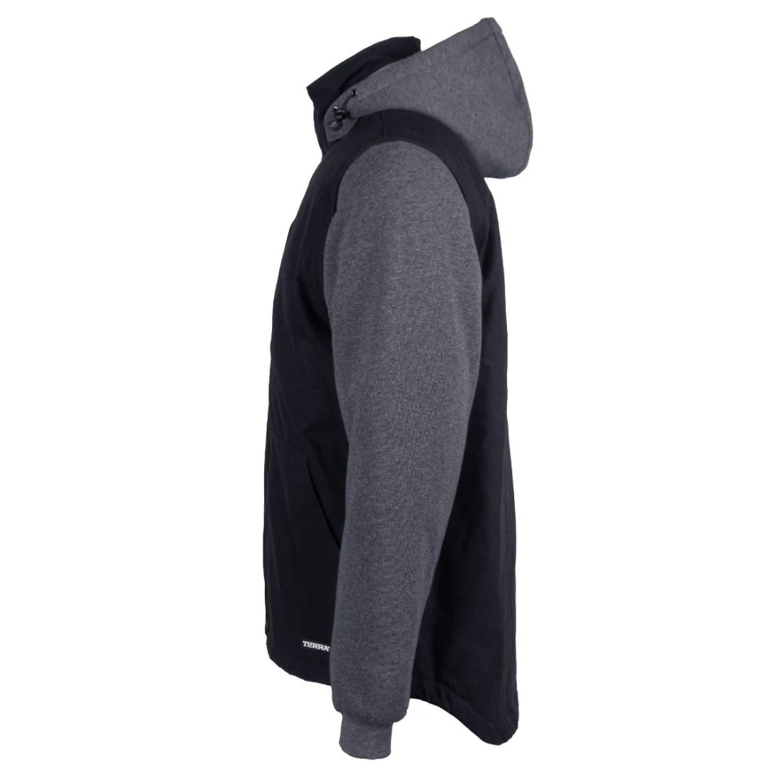Gilet en toile 2 en 1 Terra pour hommes avec manches et capuche amovibles 100330 - Image 4
