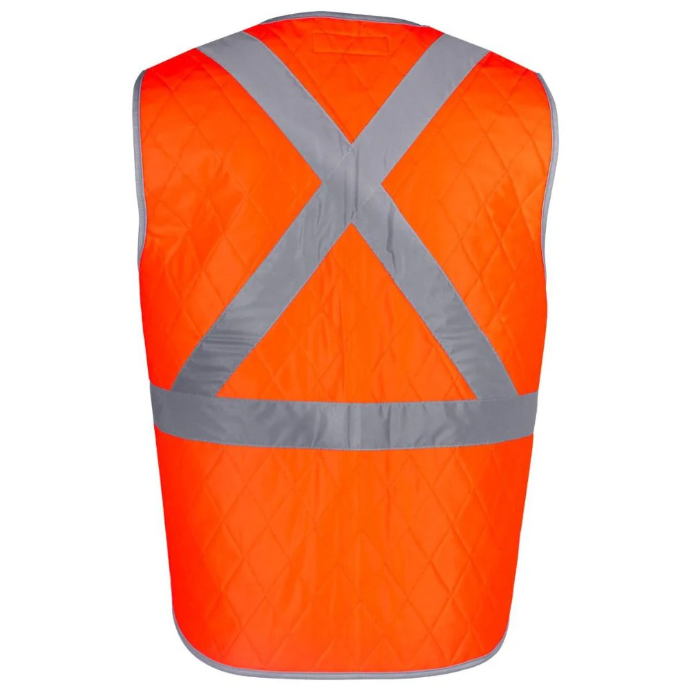Gilet rafraîchissant Terra haute visibilité avec fermeture éclair 116621 - Orange - Image 2
