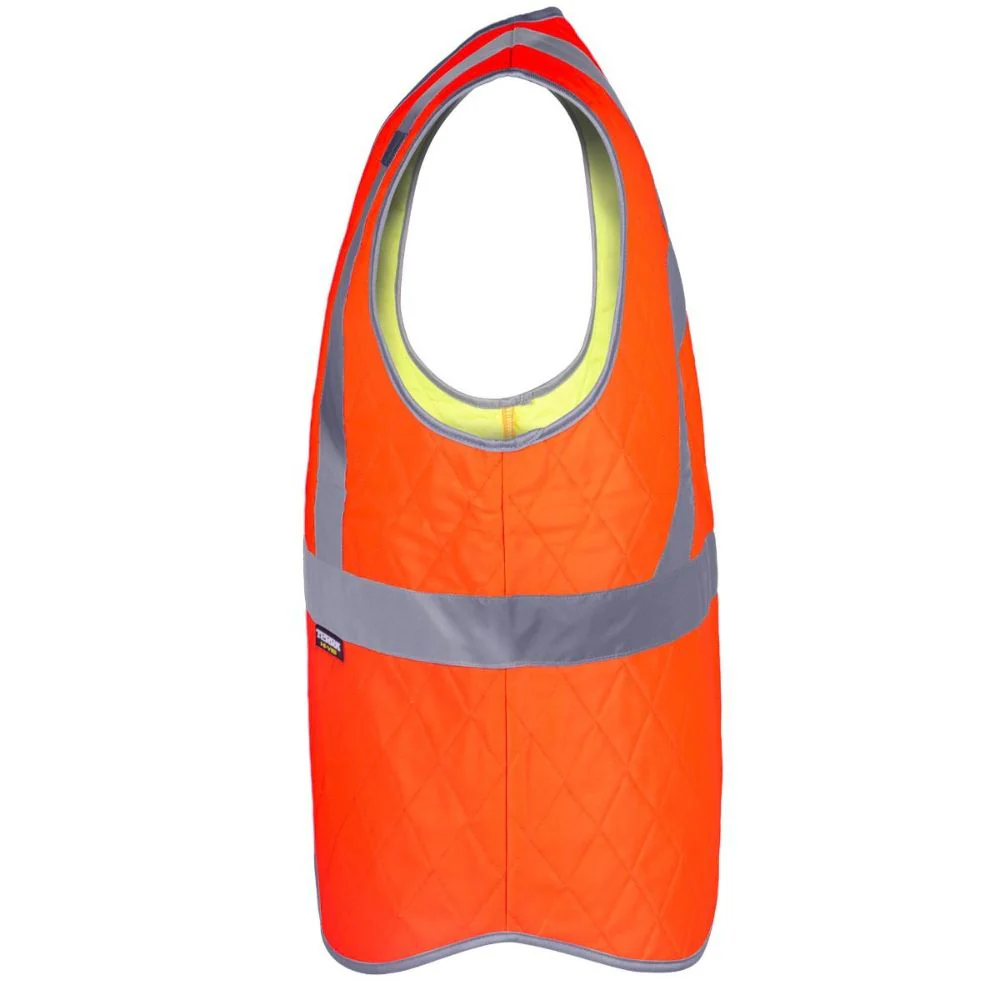 Gilet rafraîchissant Terra haute visibilité avec fermeture éclair 116621 - Orange - Image 3