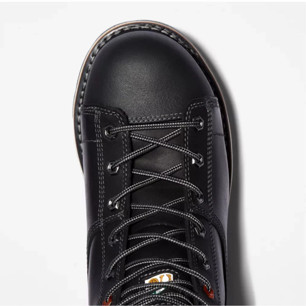 Botte de sécurité Gridworks Timberland PRO de 8po pour hommes, à cap d'acier A12EO - NOIR - Image 3