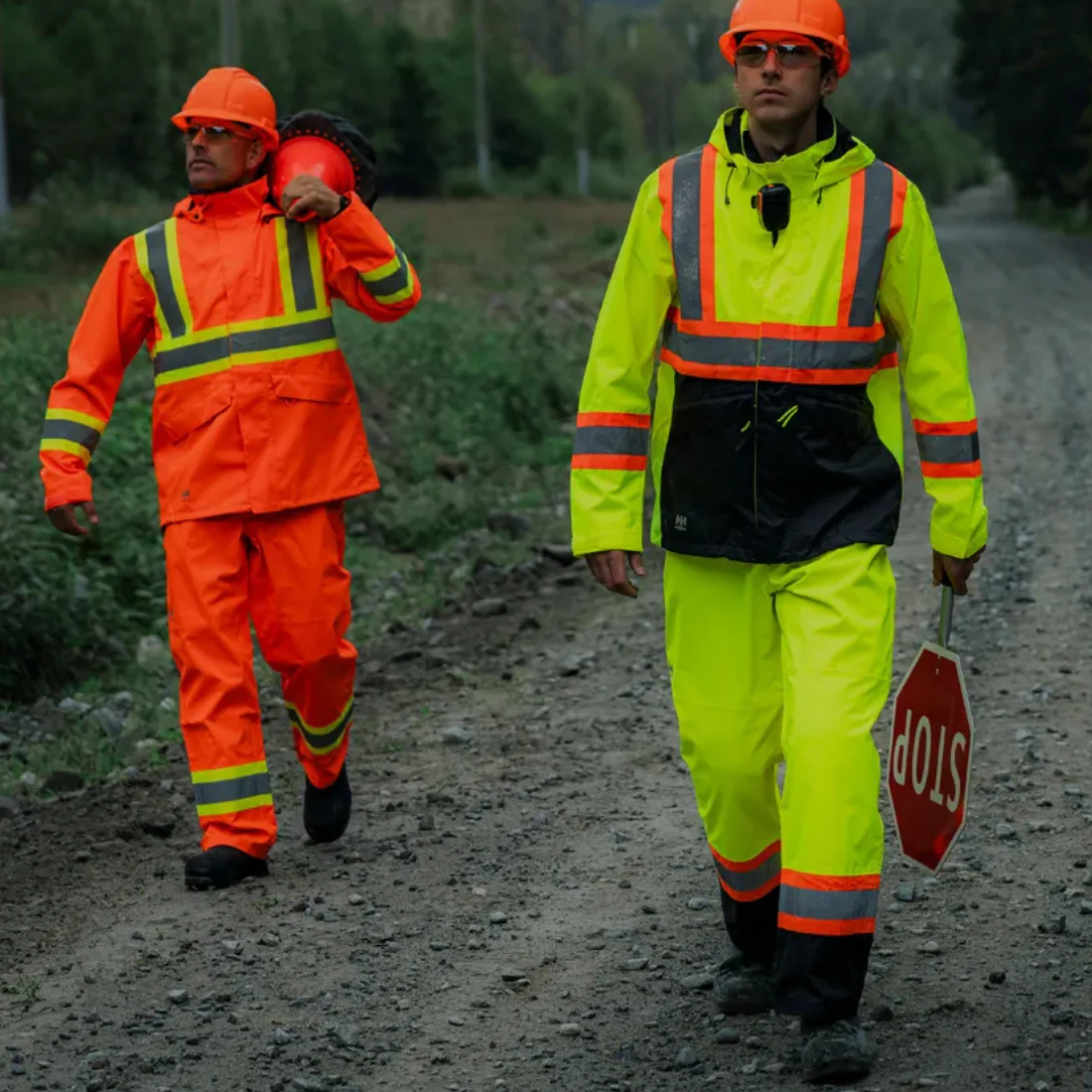 Helly Hansen Alta Hi Vis CSA Veste imperméable pour hommes 71088 - Jaune - Image 3