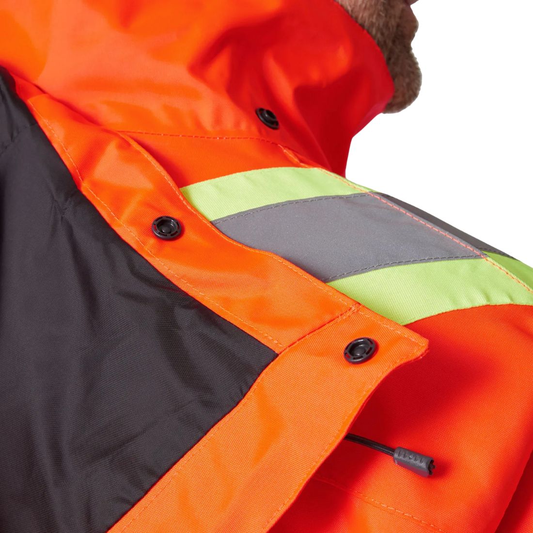 Helly Hansen Alta Hi Vis CSA Veste imperméable pour hommes 71088 - Orange - Image 4