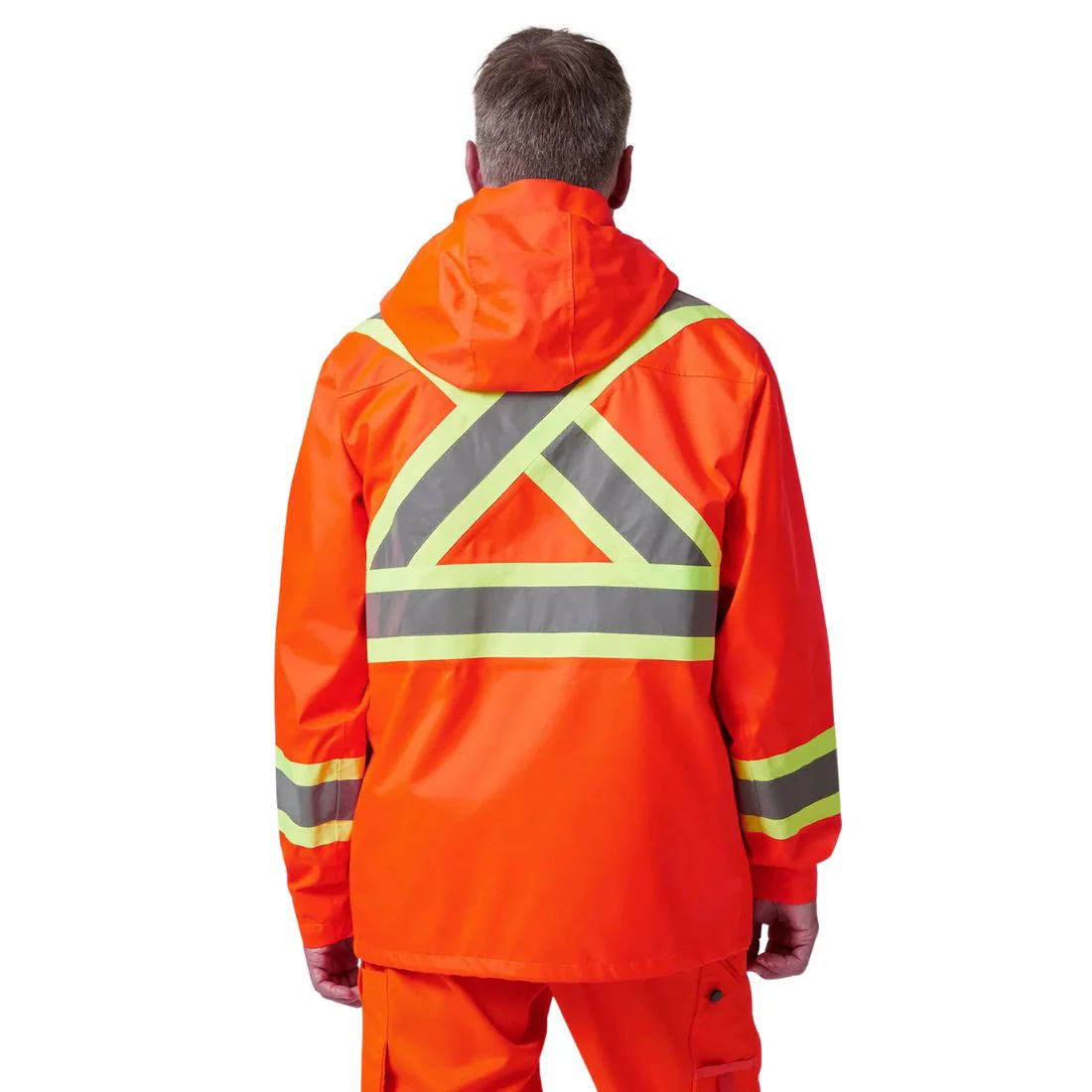 Helly Hansen Alta Hi Vis CSA Veste imperméable pour hommes 71088 - Orange - Image 8