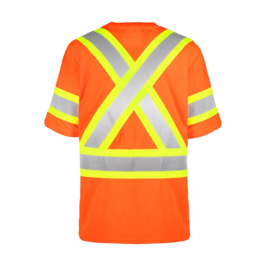 T-Shirt de Travail à Manche Courte Terra Hi-Vis - Orange 116524 - Image 4