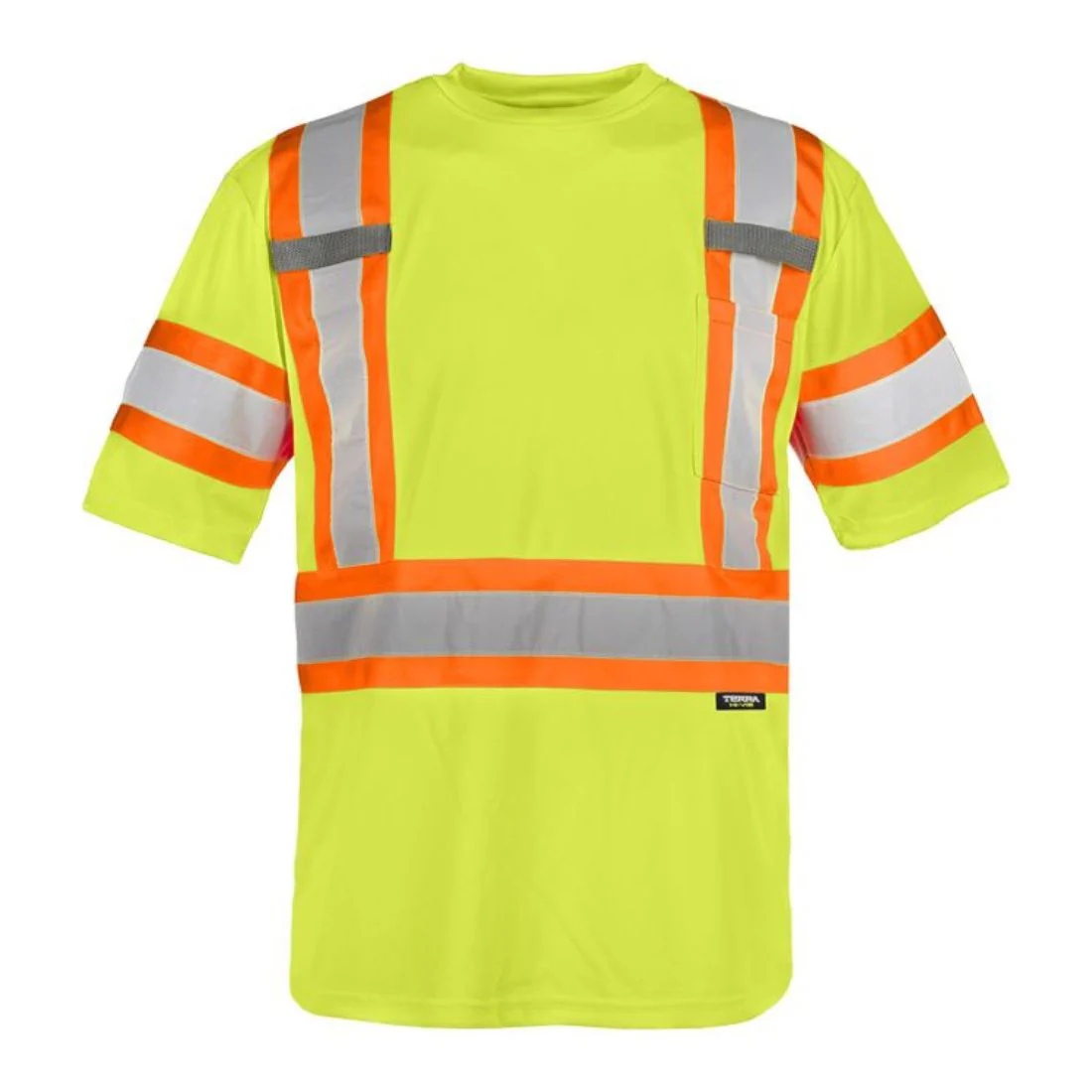 T-shirt à haute visibilité, à manches courtes 116524 - jaune - Image 6
