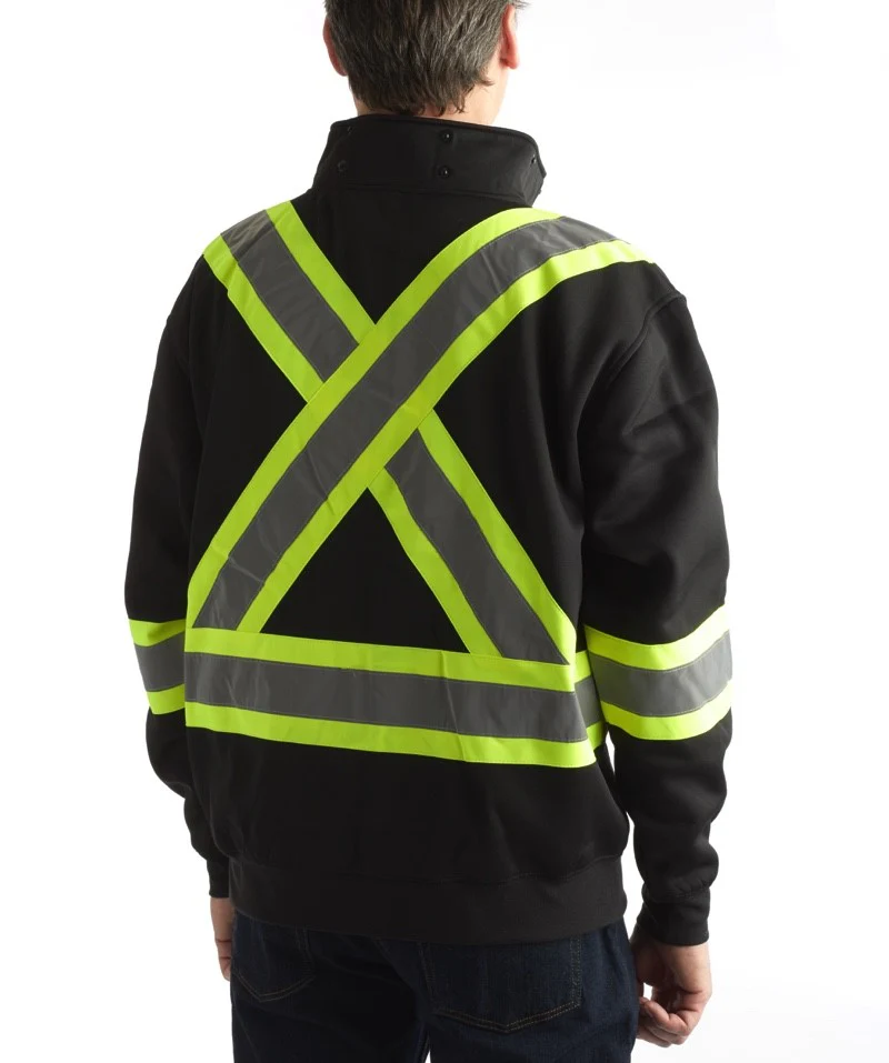 Terra veste de travail en polaire polyester haute visibilité 116506BK - Noir - Image 4