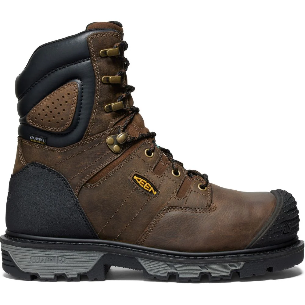 Keen Camden Botte de travail imperméable à bout composite de 8 po pour hommes 1027678 - Brun - Image 2