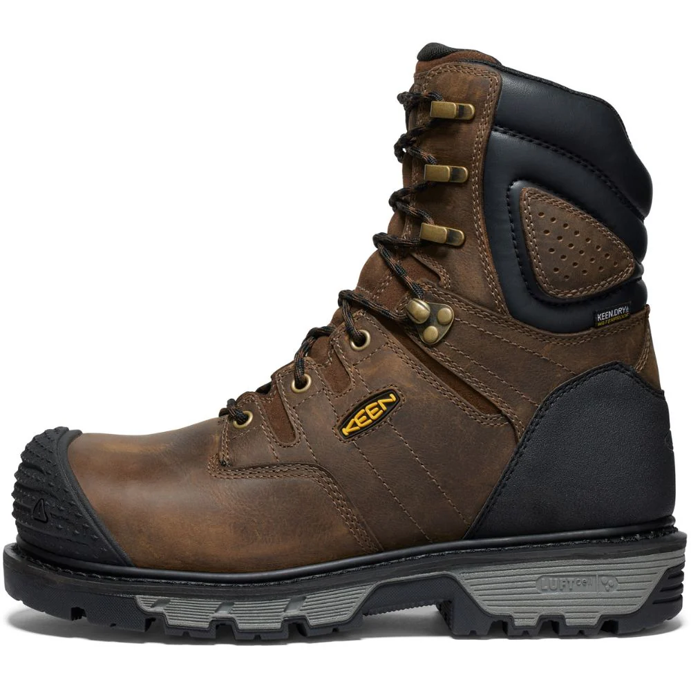 Keen Camden Botte de travail imperméable à bout composite de 8 po pour hommes 1027678 - Brun - Image 5
