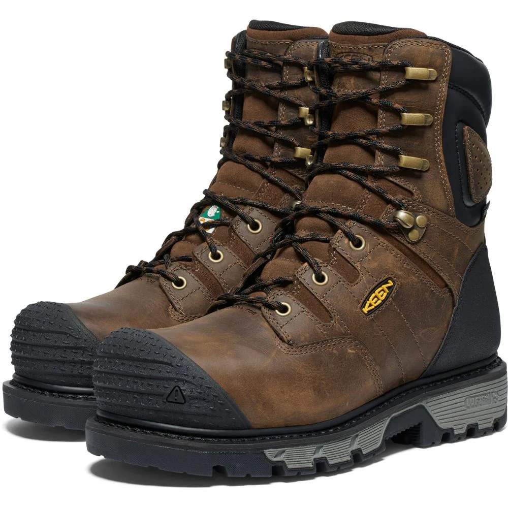 Keen Camden Botte de travail imperméable à bout composite de 8 po pour hommes 1027678 - Brun - Image 6