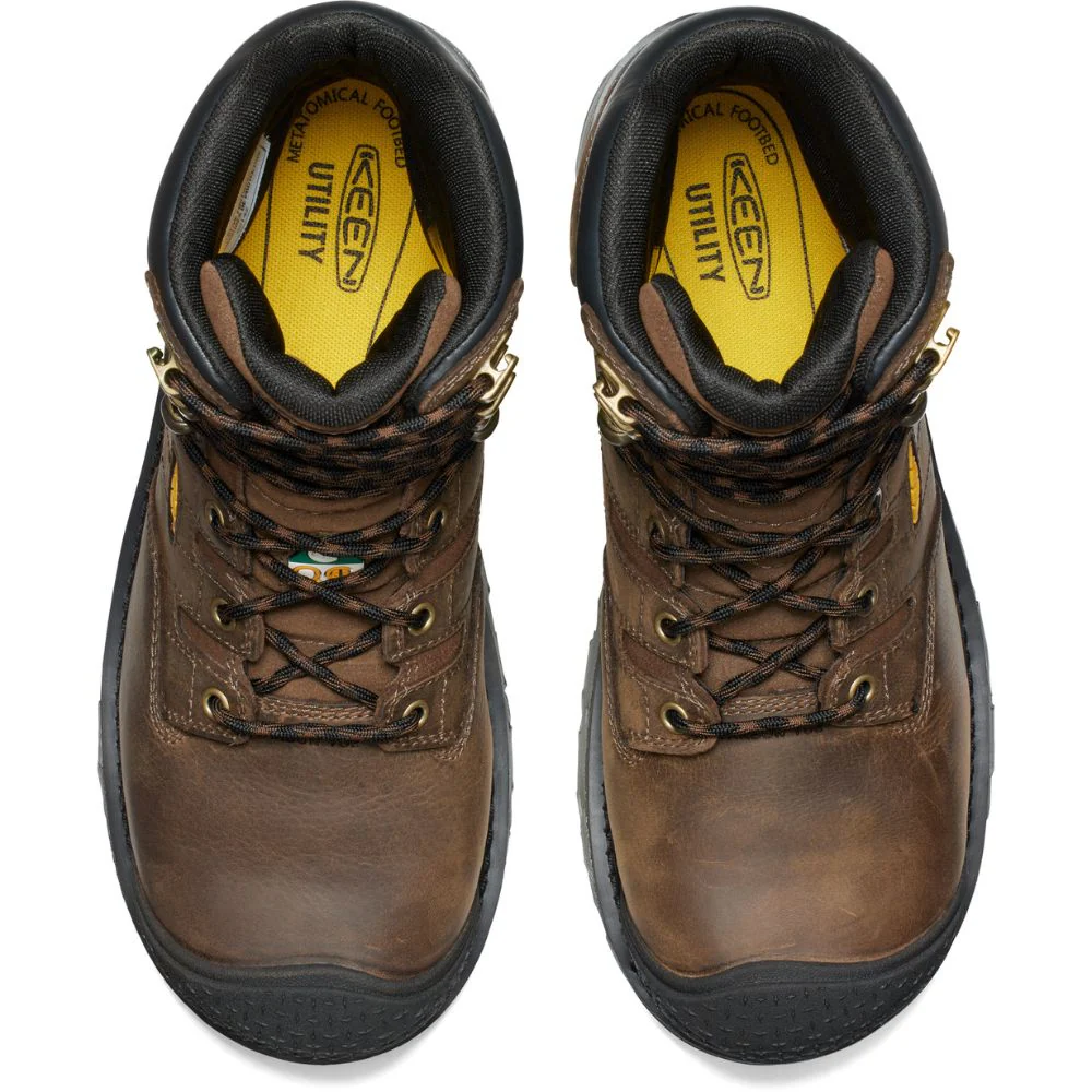 Keen Camden Botte de travail imperméable à bout composite de 8 po pour hommes 1027678 - Brun - Image 8