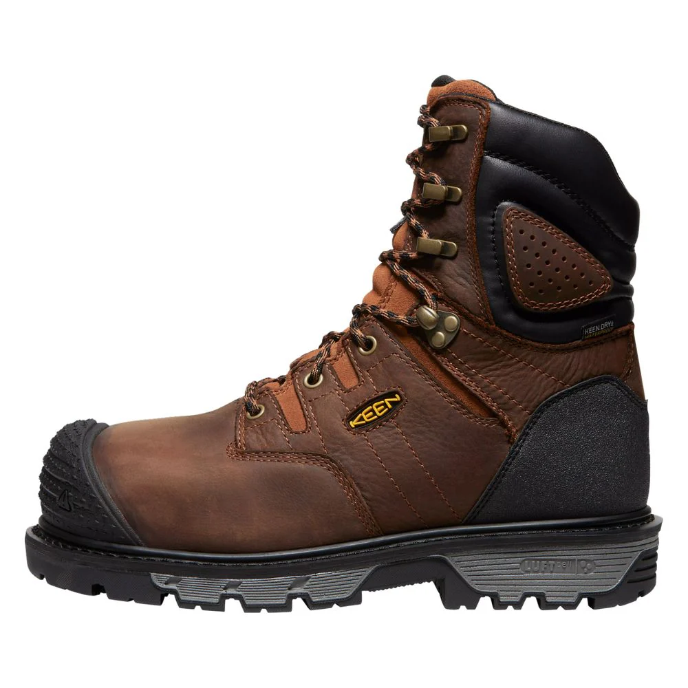 Keen Camden Botte de travail imperméable à embout composite de 8 po pour hommes avec MET Guard 1027693 - Brun - Image 3
