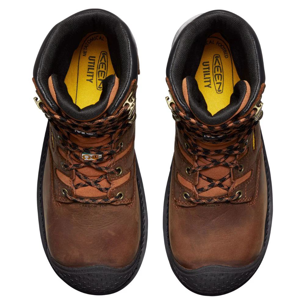 Keen Camden Botte de travail imperméable à embout composite de 8 po pour hommes avec MET Guard 1027693 - Brun - Image 6