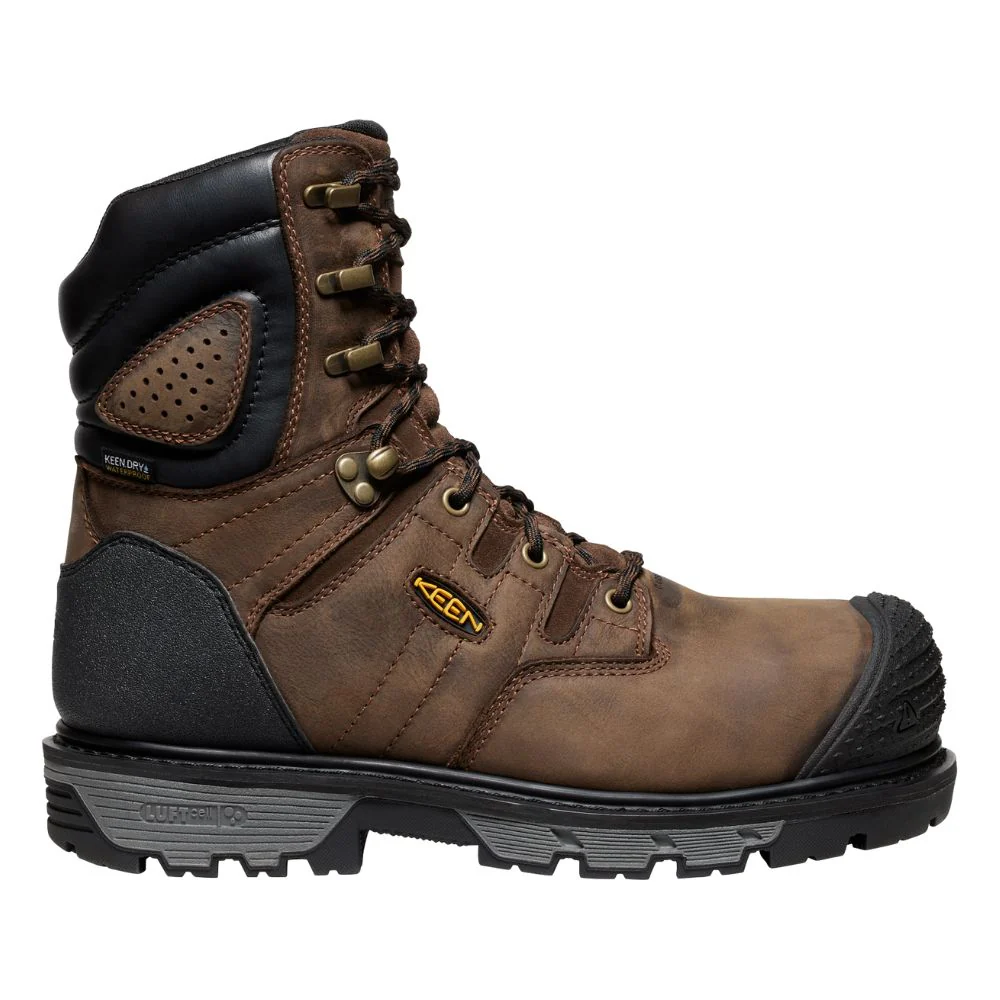 Keen Camden Botte de travail isolé imperméable à embout composite de 8 po pour hommes 1028289 - Brun - Image 2