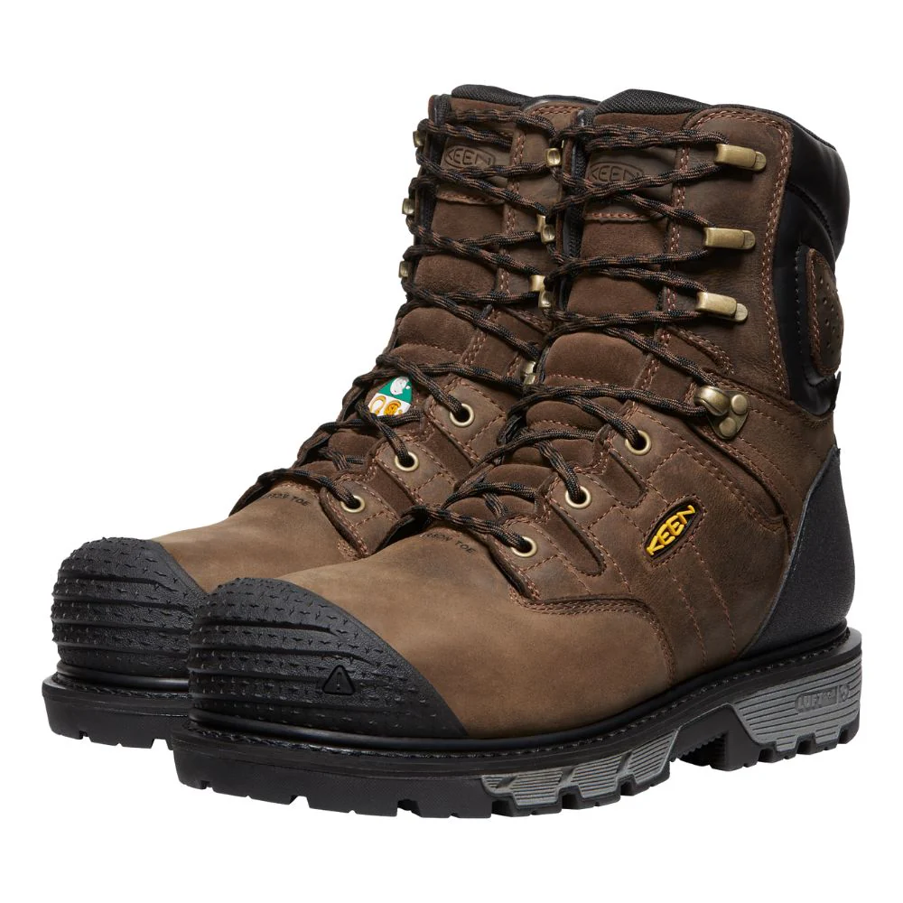 Keen Camden Botte de travail isolé imperméable à embout composite de 8 po pour hommes 1028289 - Brun - Image 6