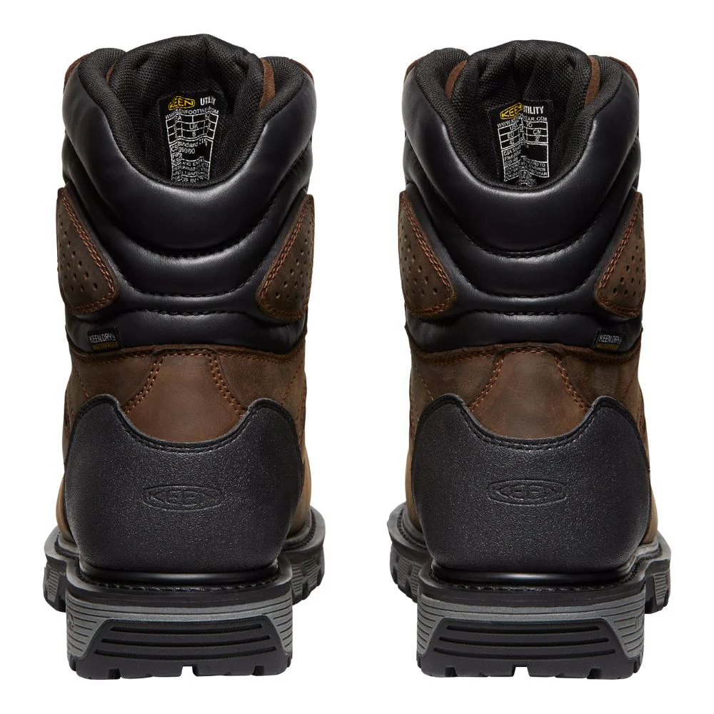 Keen Camden Botte de travail isolé imperméable à embout composite de 8 po pour hommes 1028289 - Brun - Image 9