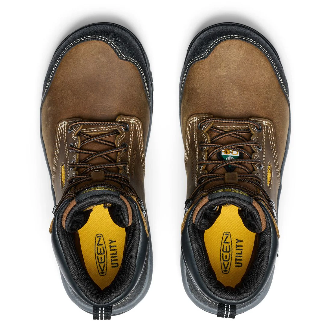 Keen Evanston Botte de travail imperméable à bout composite de 6 po pour femmes 1029856 - Brun - Image 6