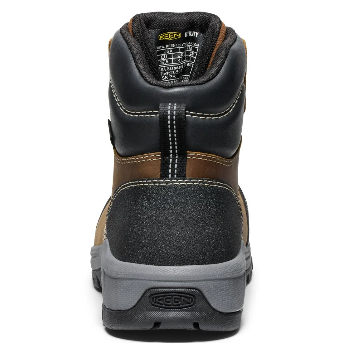 Keen Evanston Botte de travail imperméable à bout composite de 6 po pour femmes 1029856 - Brun - Image 9