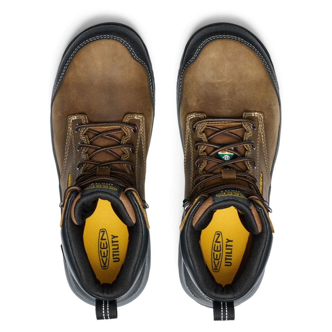 Keen Evanston Botte de travail imperméable à bout composite de 6 po pour hommes - 1029855 Brun - Image 6