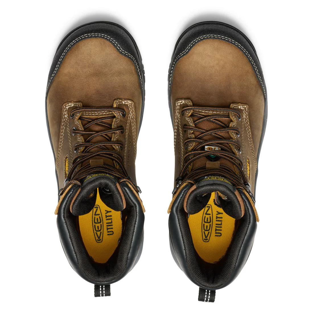 Keen Evanston Botte de travail imperméable à bout composite de 8 po pour femmes 1029671 - Brun - Image 6