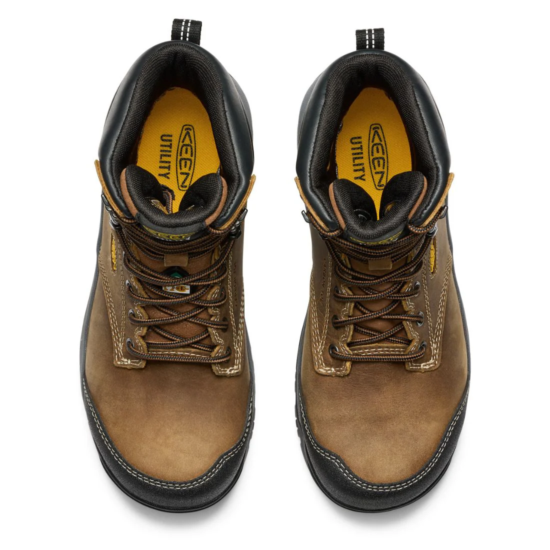 Keen Evanston Botte de travail imperméable à bout composite de 8 po pour femmes 1029671 - Brun - Image 7