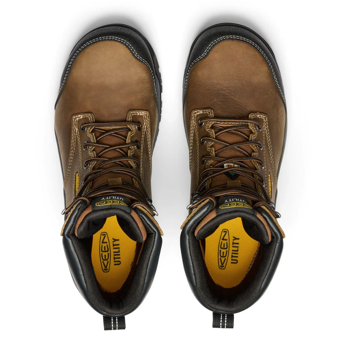 Keen Evanston Botte de travail imperméable à bout composite de 8 po pour hommes - 1029670 Brun - Image 7