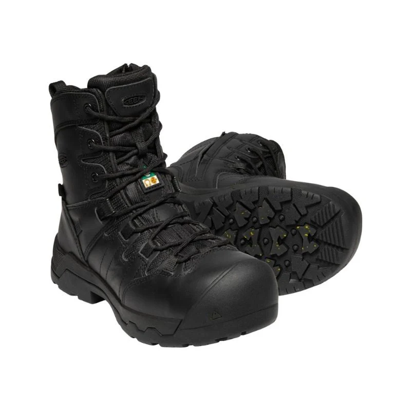 Botte de travail Keen Oshawa 20cm à cap de composite imperméable pour femmes avec fermeture éclair latérale 1024203 - Image 3