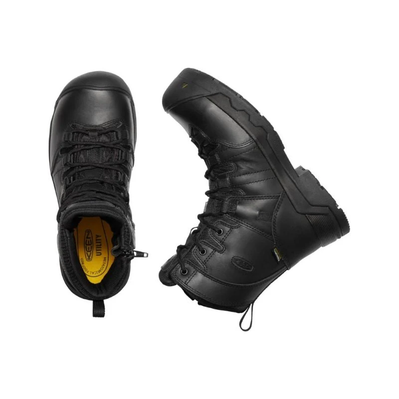Botte de travail Keen Oshawa 20cm à cap de composite imperméable pour femmes avec fermeture éclair latérale 1024203 - Image 4