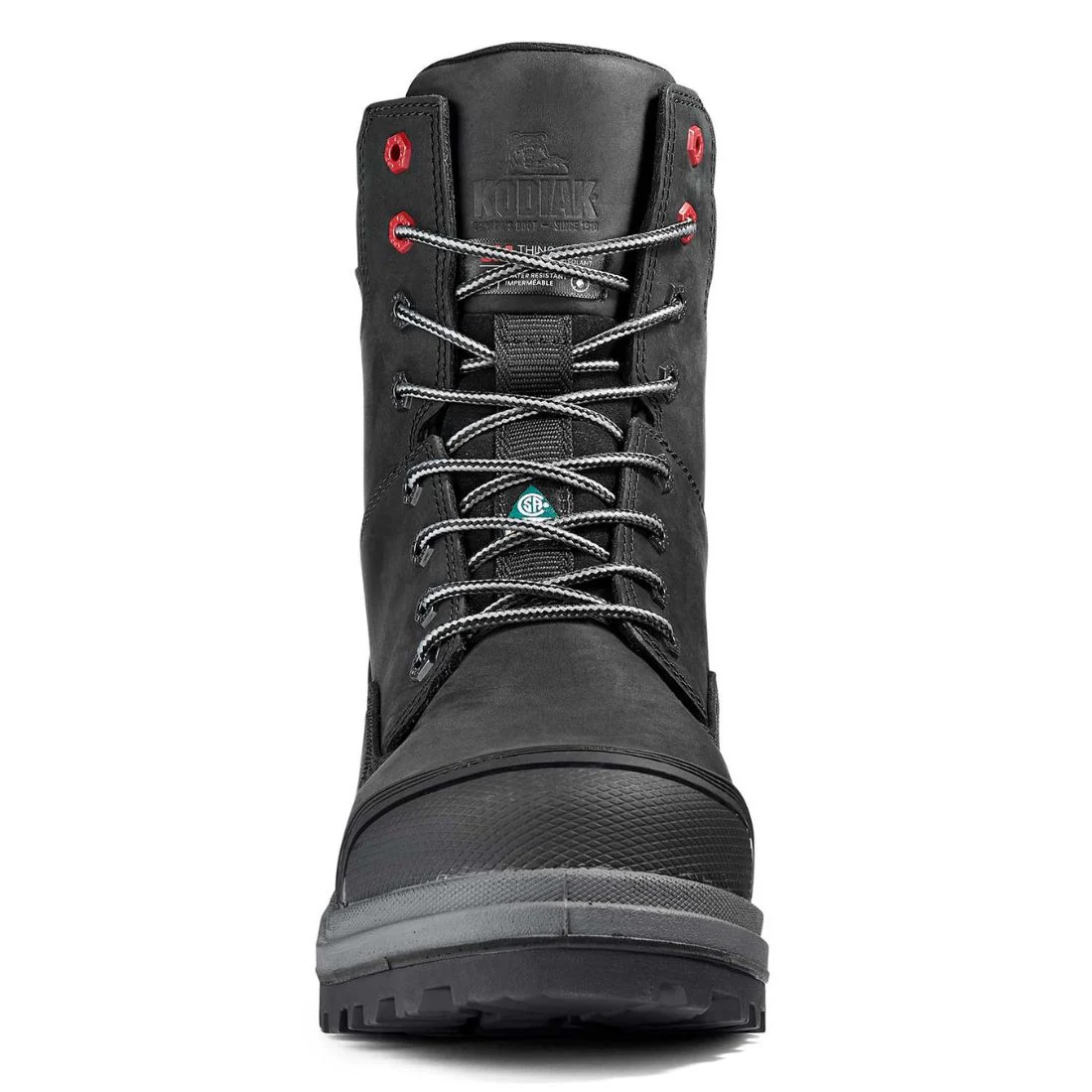 Kodiak Karluk Botte de travail imperméable à bout composite de 8 po pour hommes 8379BK - Noir - Image 7
