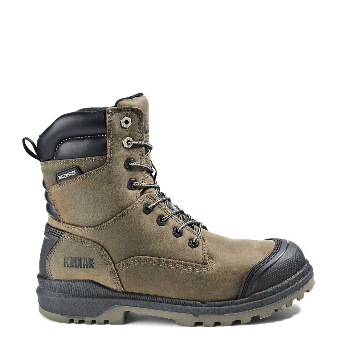 Kodiak Karluk Botte de travail imperméable à bout composite de 8 po pour hommes 8379FS - Brun - Image 3