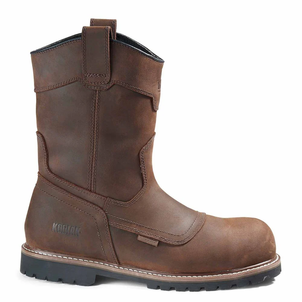 Kodiak McKinney Wellington Bottes de travail imperméables à enfiler à embout composite pour hommes KD0A4TERDBX - Brun - Image 2
