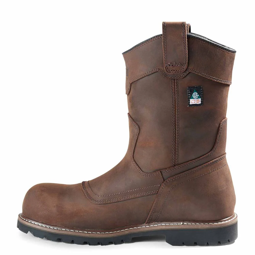 Kodiak McKinney Wellington Bottes de travail imperméables à enfiler à embout composite pour hommes KD0A4TERDBX - Brun - Image 3
