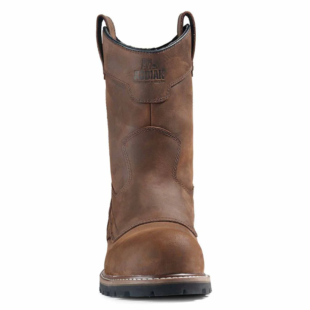 Kodiak McKinney Wellington Bottes de travail imperméables à enfiler à embout composite pour hommes KD0A4TERDBX - Brun - Image 8