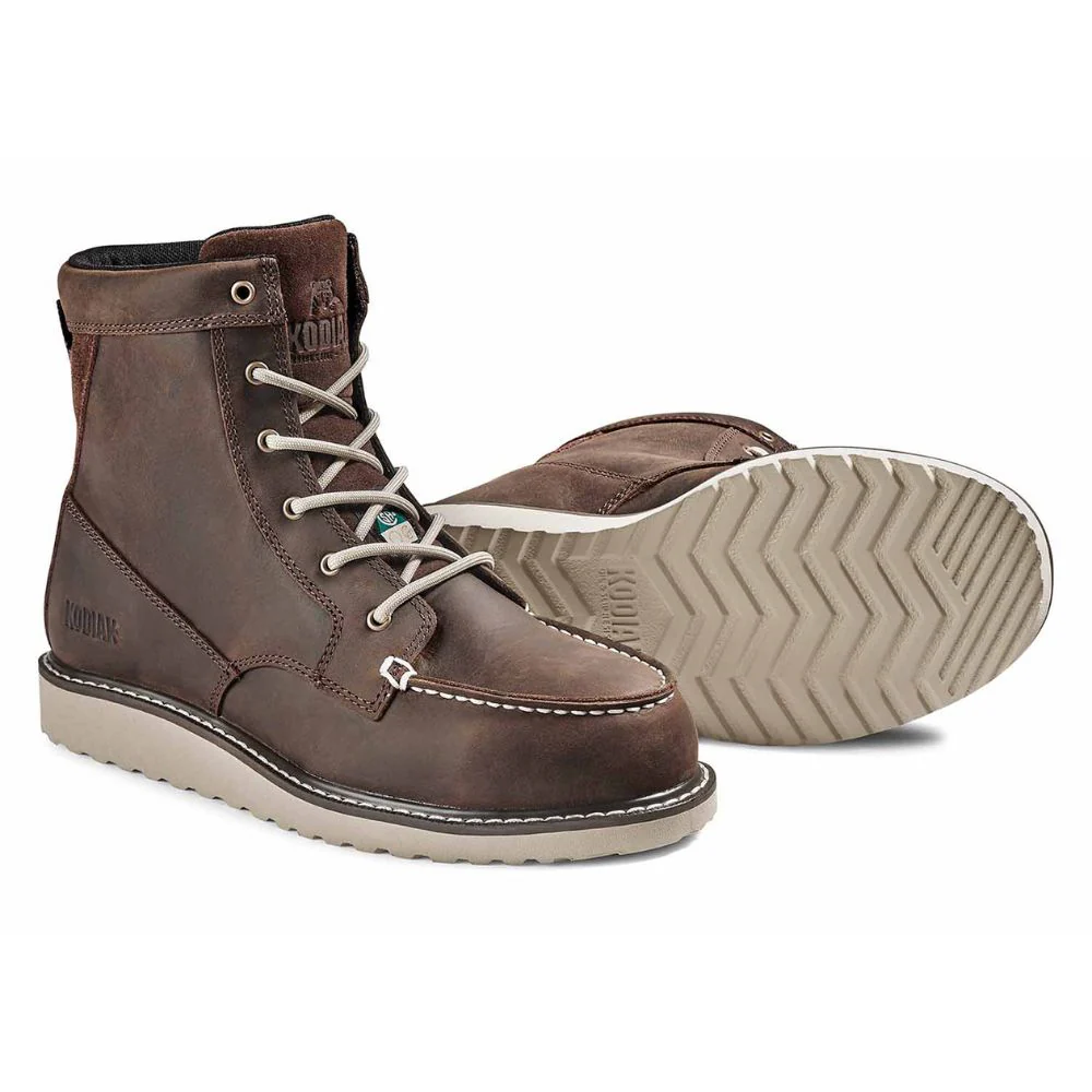 Botte de travail compensée Kodiak Whitton pour femmes à cap d'acier KD0A4TEYDBX - Brun - Image 8