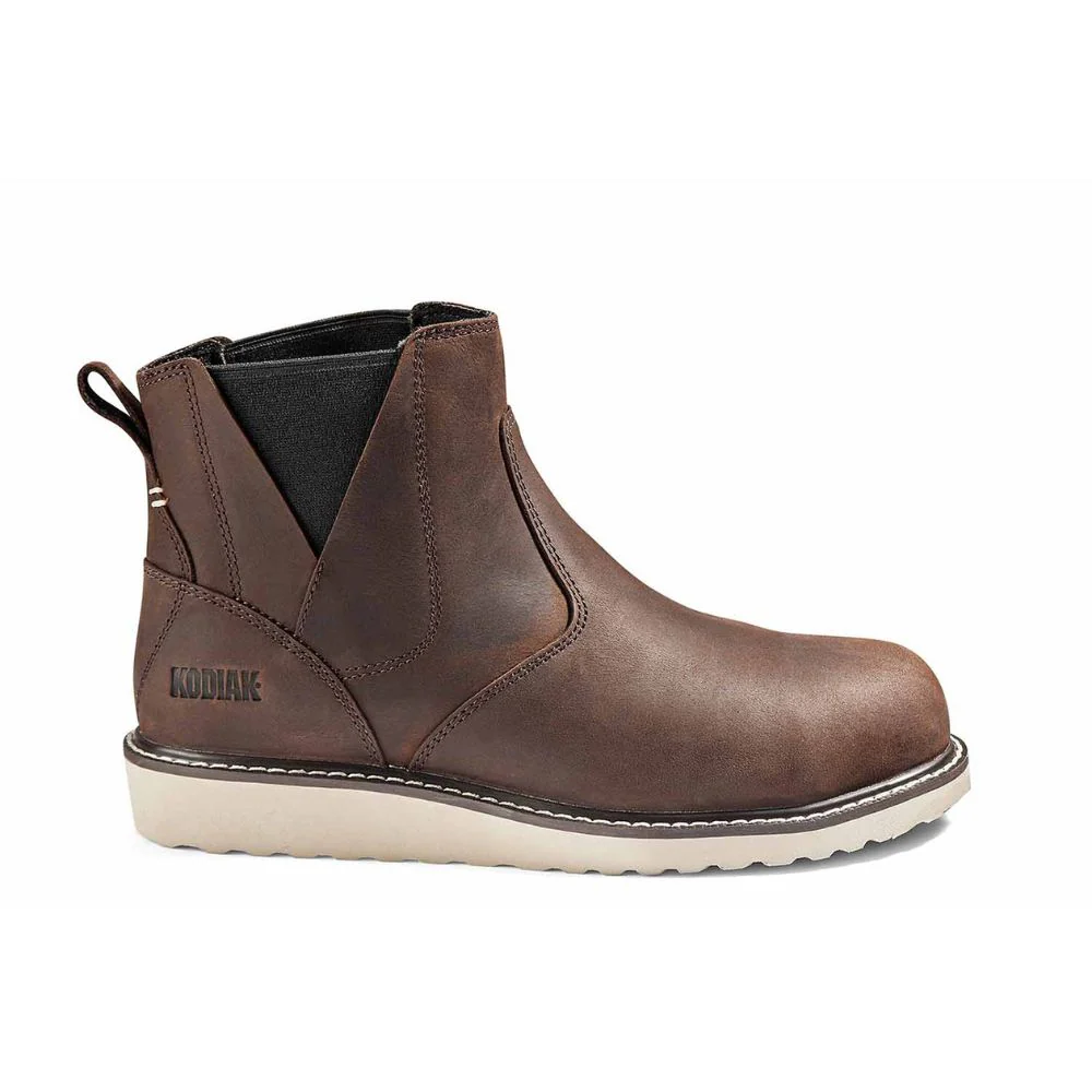 Botte de travail compensée à enfiler Kodiak Whitton pour femmes à cap d'acier KD0A4TEXDBX - Brun - Image 2