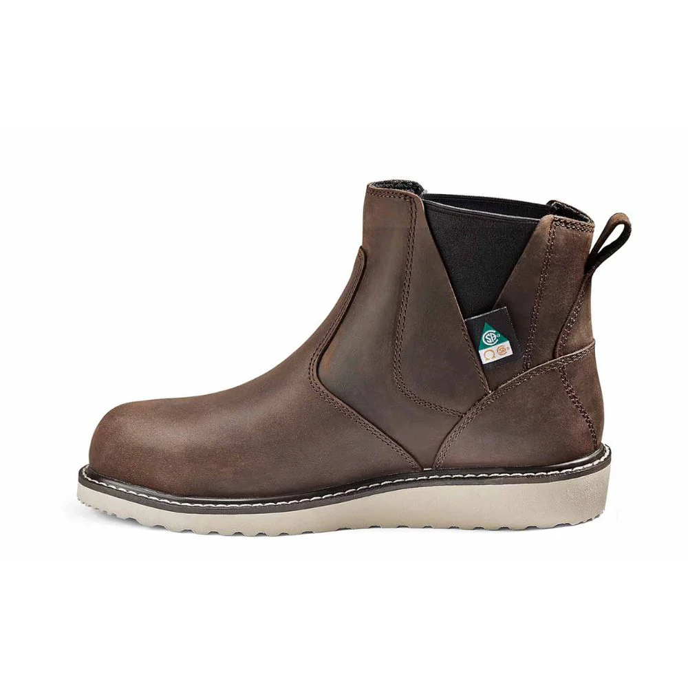 Botte de travail compensée à enfiler Kodiak Whitton pour femmes à cap d'acier KD0A4TEXDBX - Brun - Image 3