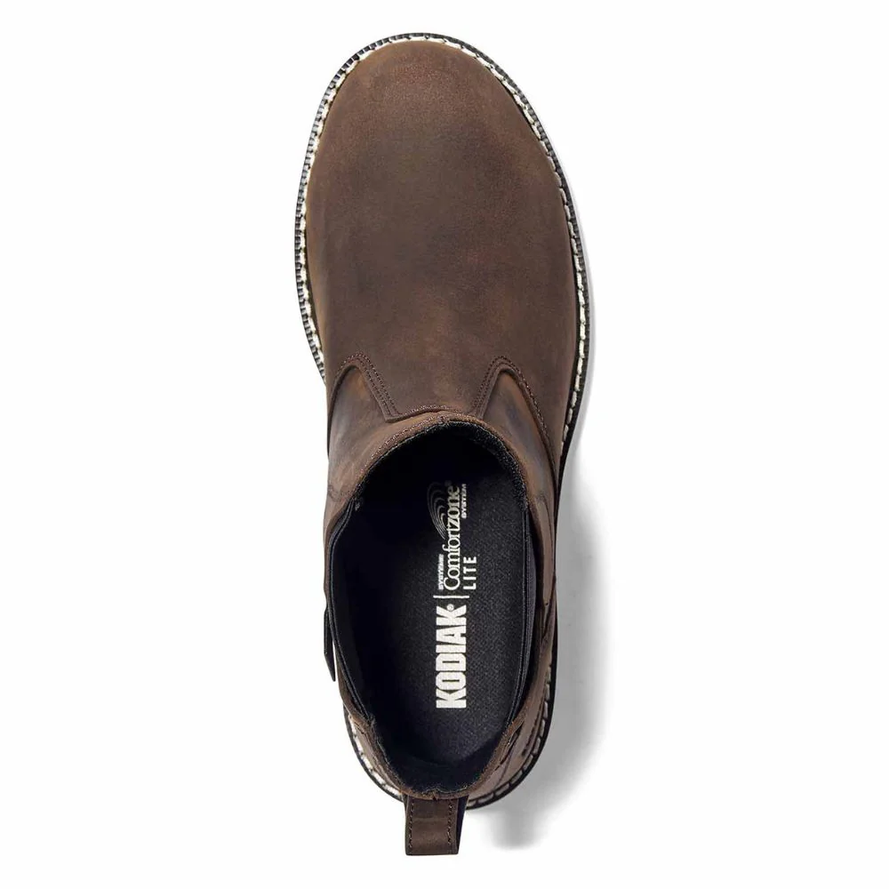 Botte de travail compensée à enfiler Kodiak Whitton pour femmes à cap d'acier KD0A4TEXDBX - Brun - Image 6