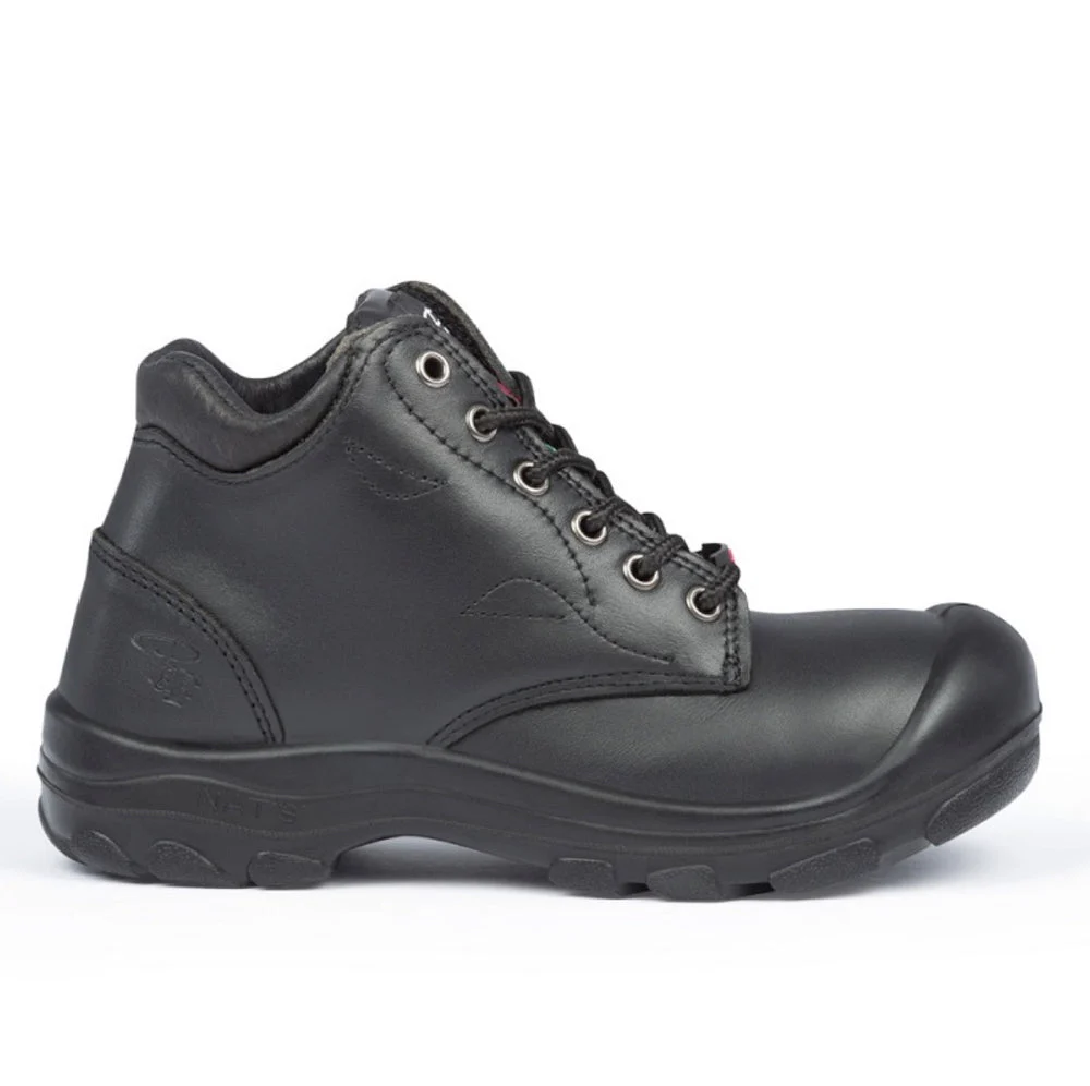 Botte de travail en cuir P&F S559 de 6 po pour femmes à embout d'acier - Noir - Image 7