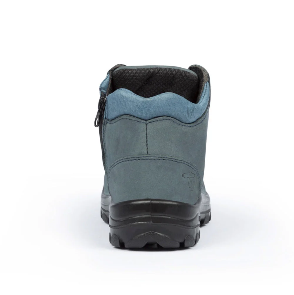 Botte de travail P&F S556 avec fermeture éclair latérale de 6 po pour femmes à embout en acier - Marine - Image 6