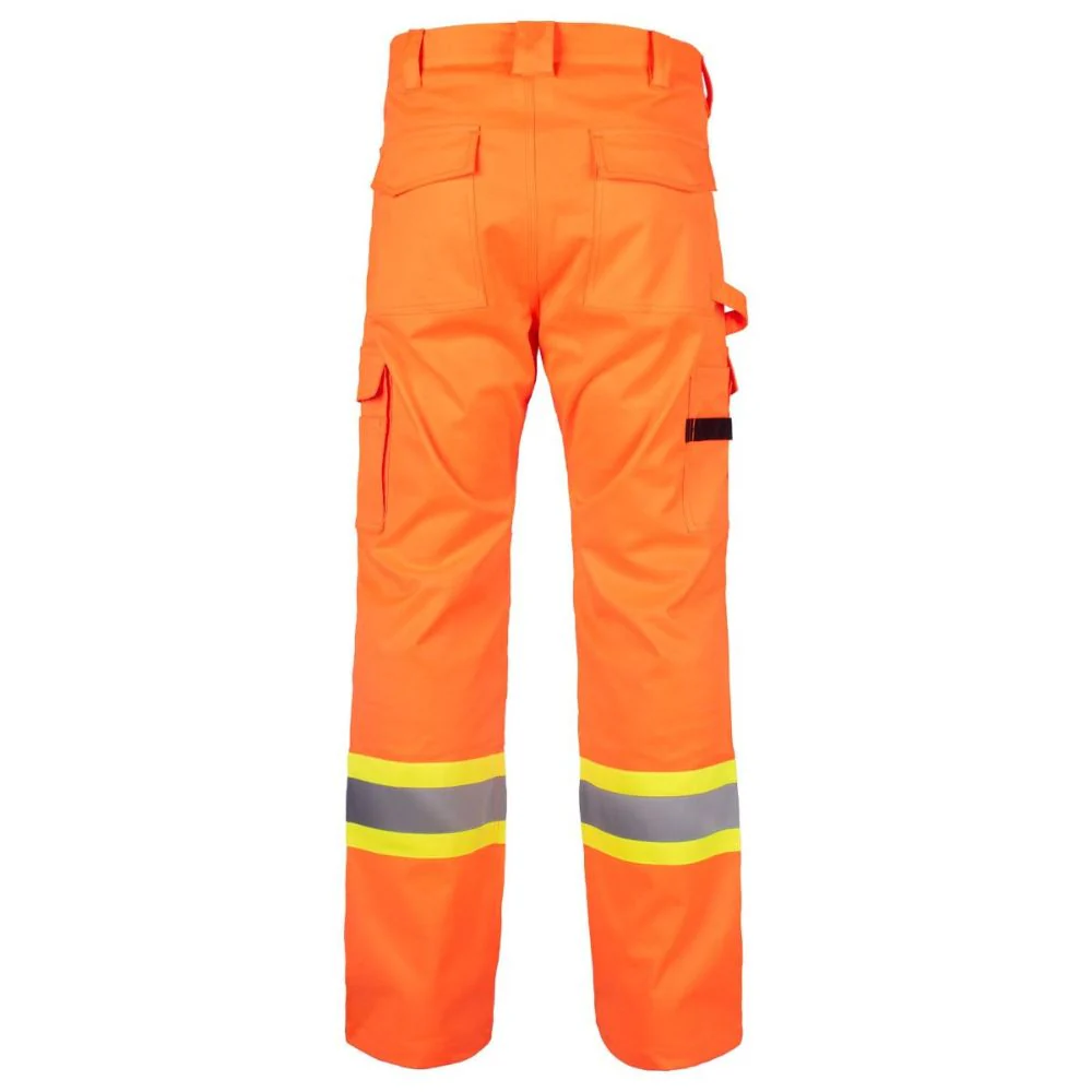 Pantalon cargo haute visibilité Terra pour hommes avec poches pour genouillères 116618 - Orange - Image 2