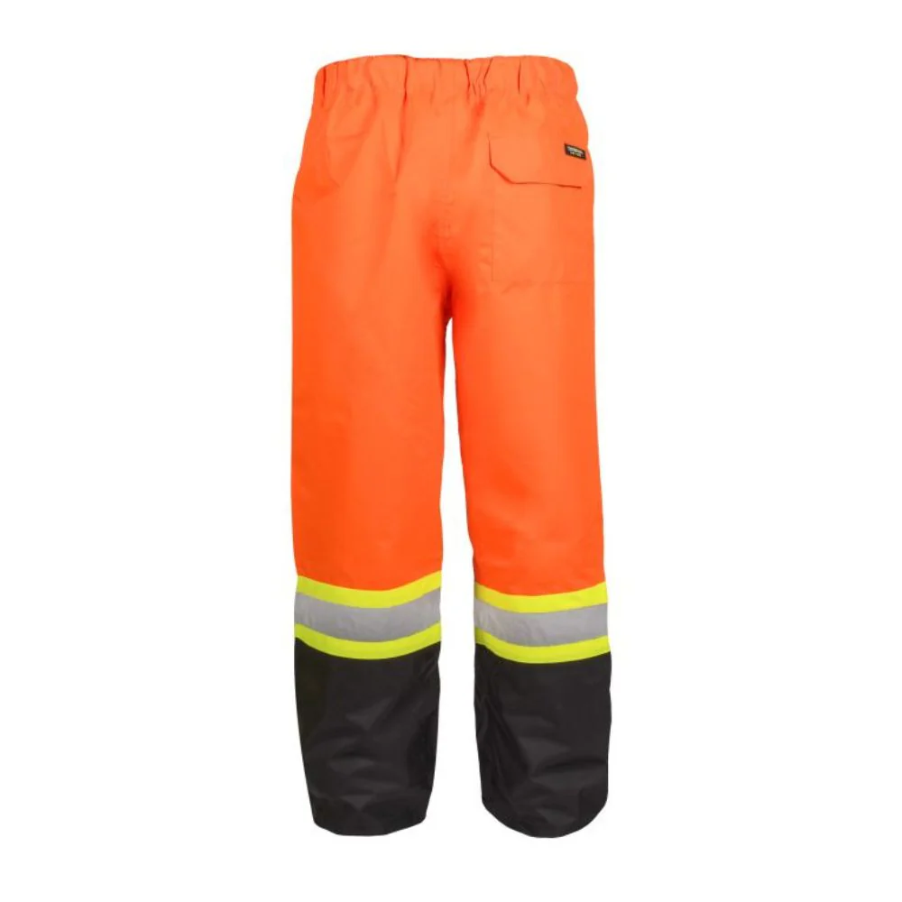 Pantalon de travail pluie haute visibilité 116520POR - Orange - Image 4