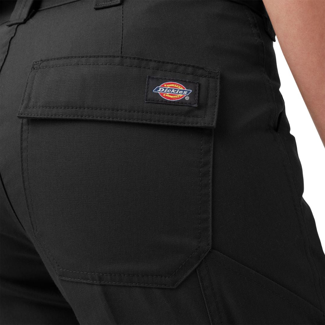 Pantalon de travail cargo Everyday Flex Cargo de Dickies pour femmes WBT002 - Noir - Image 4
