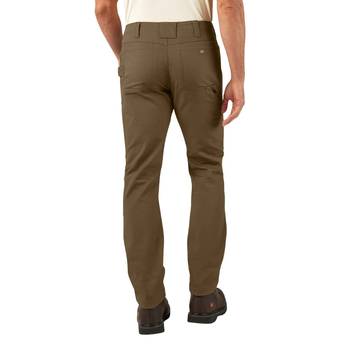 Pantalon de travail Dickies Tradebuilt Duck Canvas à double genou pour homme A861D - Brun - Image 3