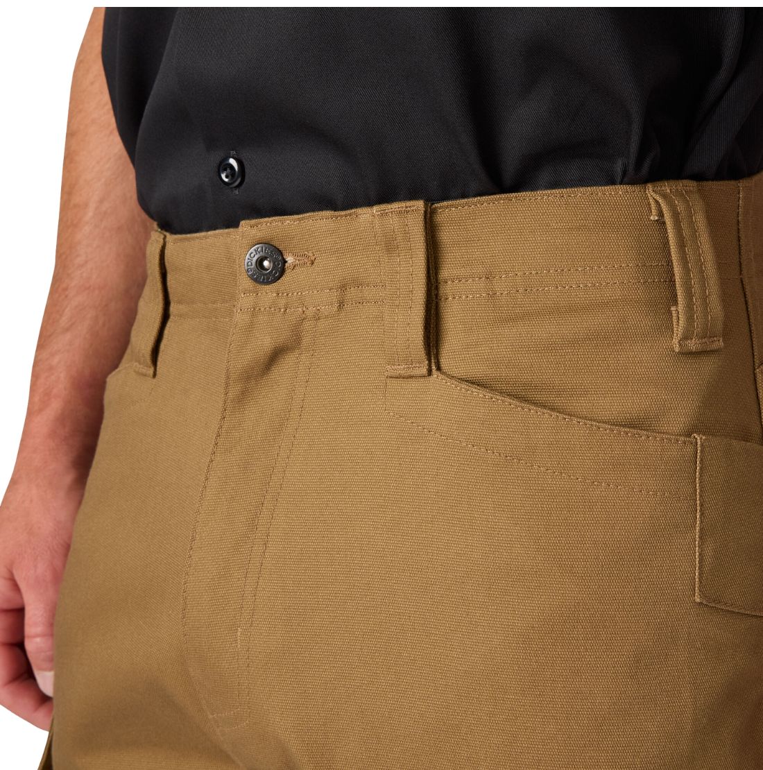 Pantalon de travail Dickies Tradebuilt Duck Canvas pour homme A861C - Brun - Image 4