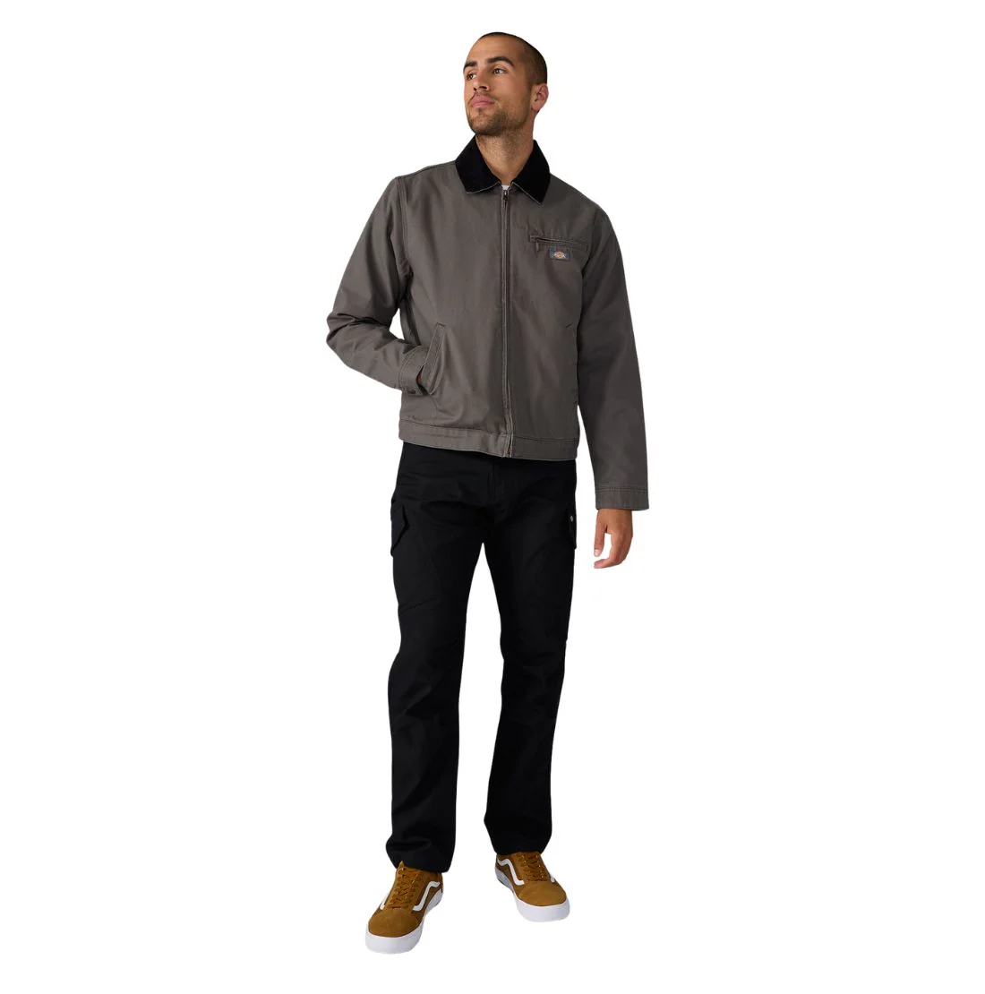Pantalon de travail Dickies Tradebuilt Duck Canvas pour homme A861C - Noir - Image 3
