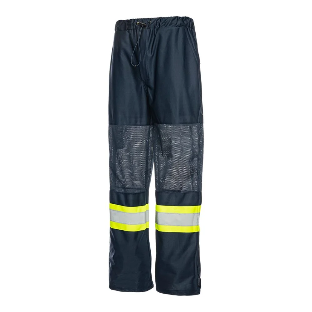 Pantalon de travail en maille de circulation haute visibilité Ground Force pour hommes TB01N - Marine - Image 2